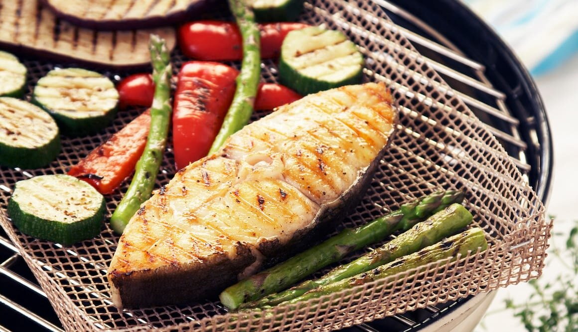 Norwegian Halibut with Grilled Vegetables