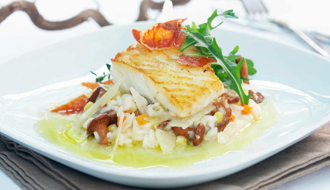 Norwegian Cod with Risotto
