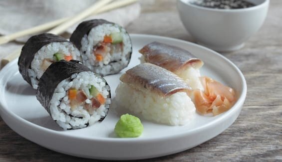 Sushi with Norwegian Matjes Herring