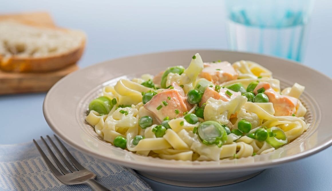 Norwegian Salmon Pasta