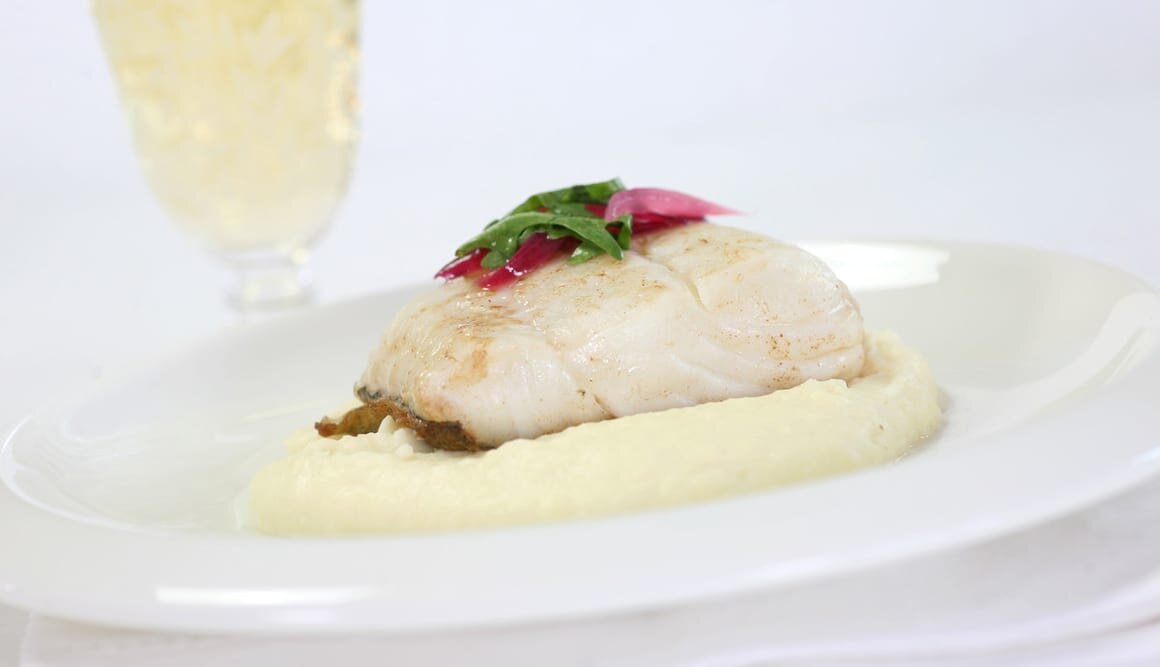 Pan-Fried Skrei with Mashed Potatoes à la Brandad