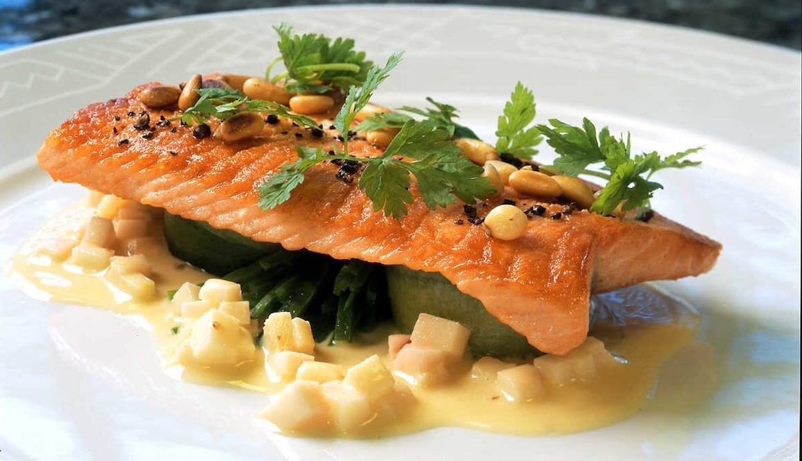 Fjord Trout with Apple Sauce