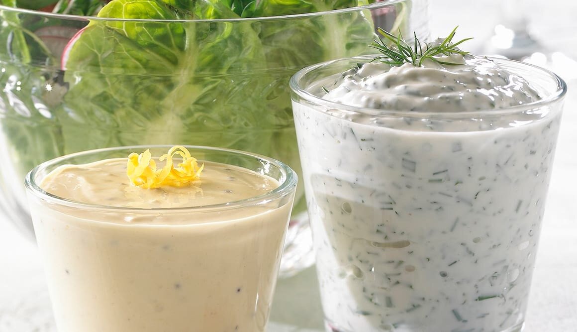 Herb Dressing and Egg Dressing