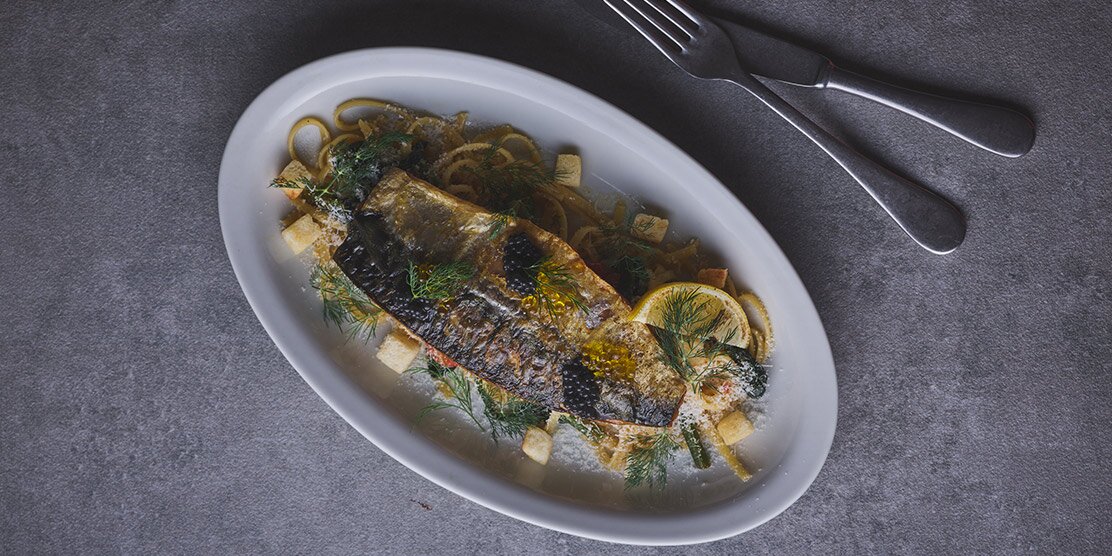 Mackerel Fillet Pasta