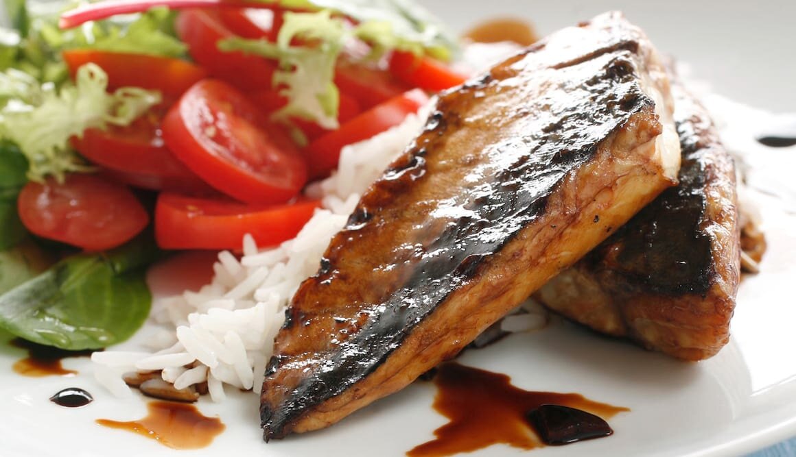 Teriyaki Marinated Norwegian Mackerel