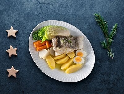 Norwegian Clipfish with everything