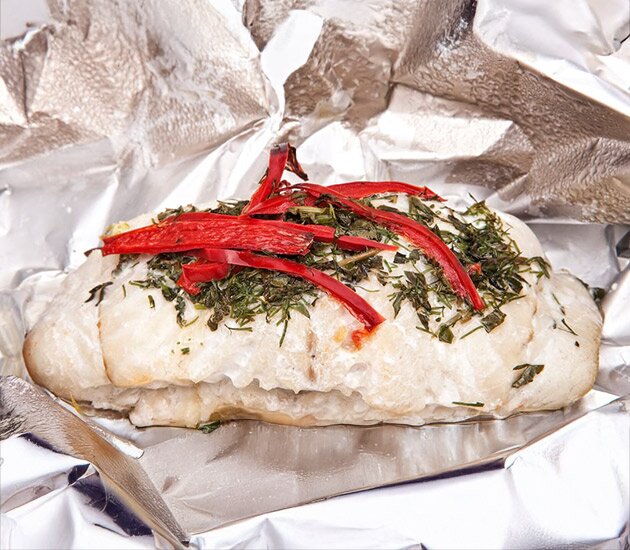 Grilled Norwegian Saithe with Dill Potatoes