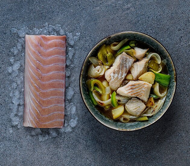 Norwegian saithe marmitako