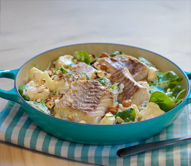 Pan-Fried Norwegian Saithe and Vegetables