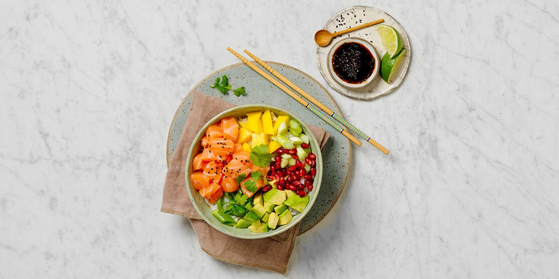 Norwegian Salmon Poke Bowl