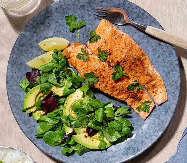 Norwegian salmon in air fryer