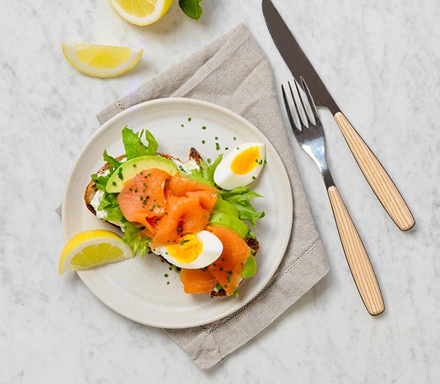 Norwegian Smoked Salmon Sandwich